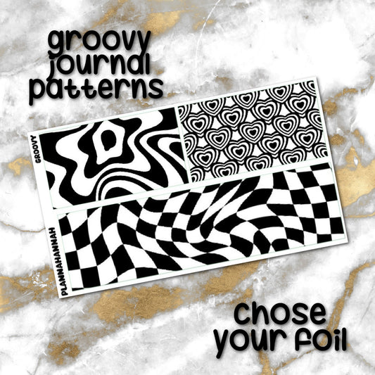 Groovy | Foiled Journaling Patterns