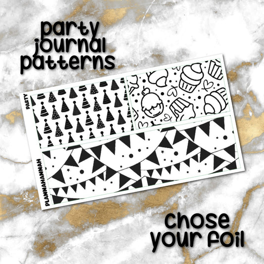 Party | Foiled Journaling Patterns