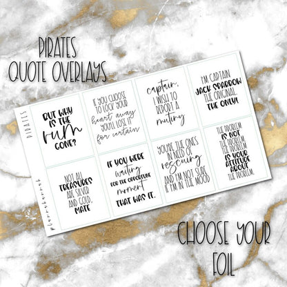 Pirates | Foiled Fandom Quotes