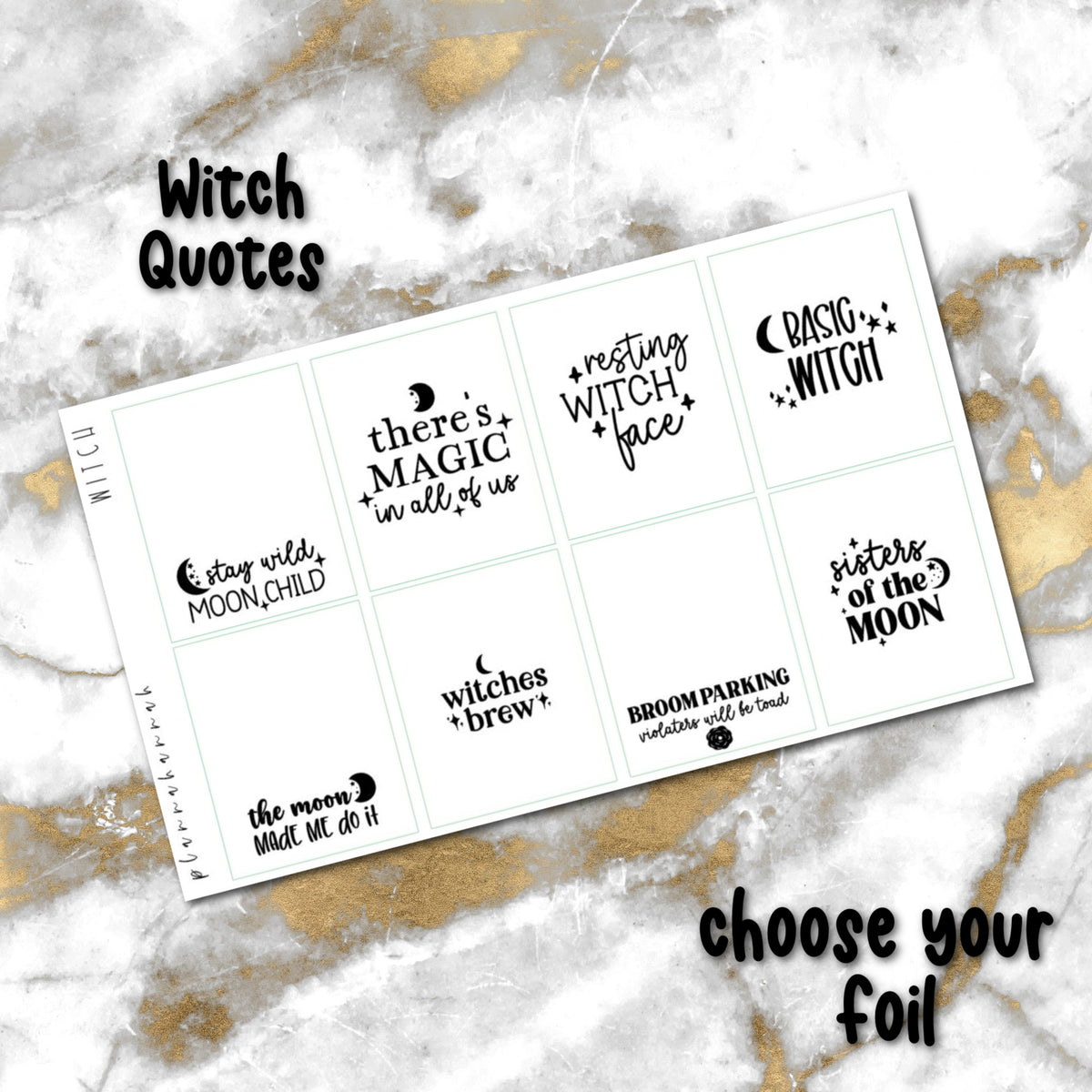 Witch | Foiled Quote