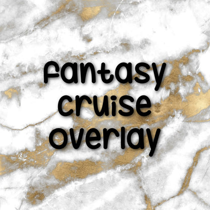 Fantasy Cruise | Foiled Overlay