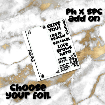 SPC x PH Collab 8 Fruity | Foiled Bundle