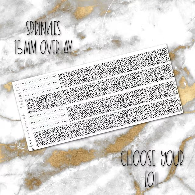 Sprinkles | 15mm Washi Overlay