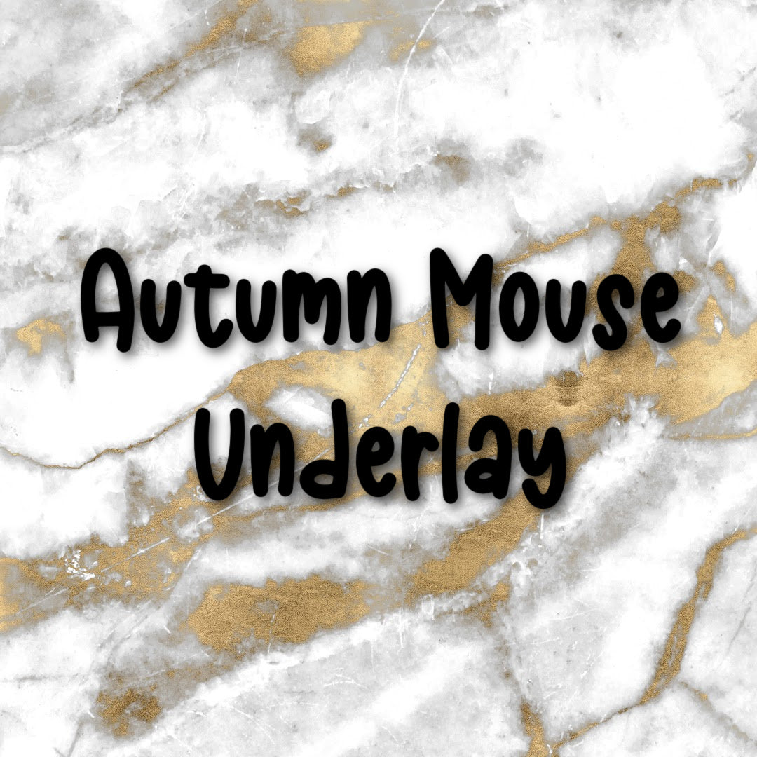 Autumn Mouse | Foiled Underlays