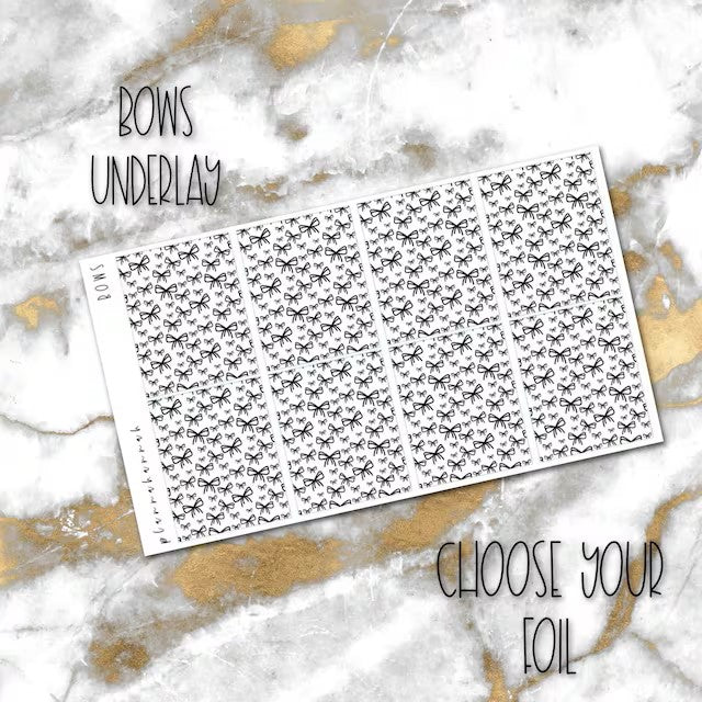 Bows | Foiled Underlay