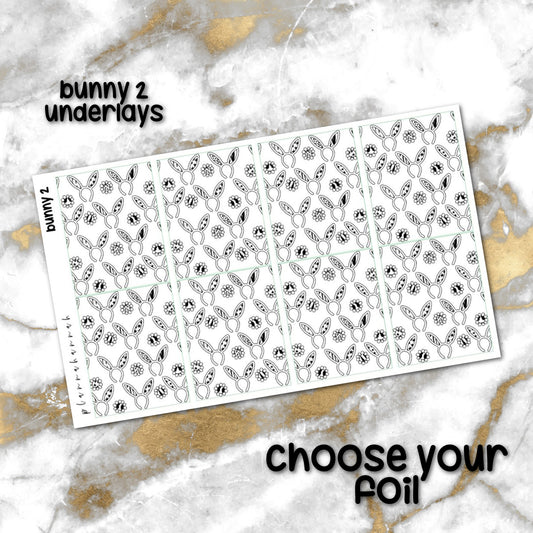 Bunny 2 | Foiled Underlay