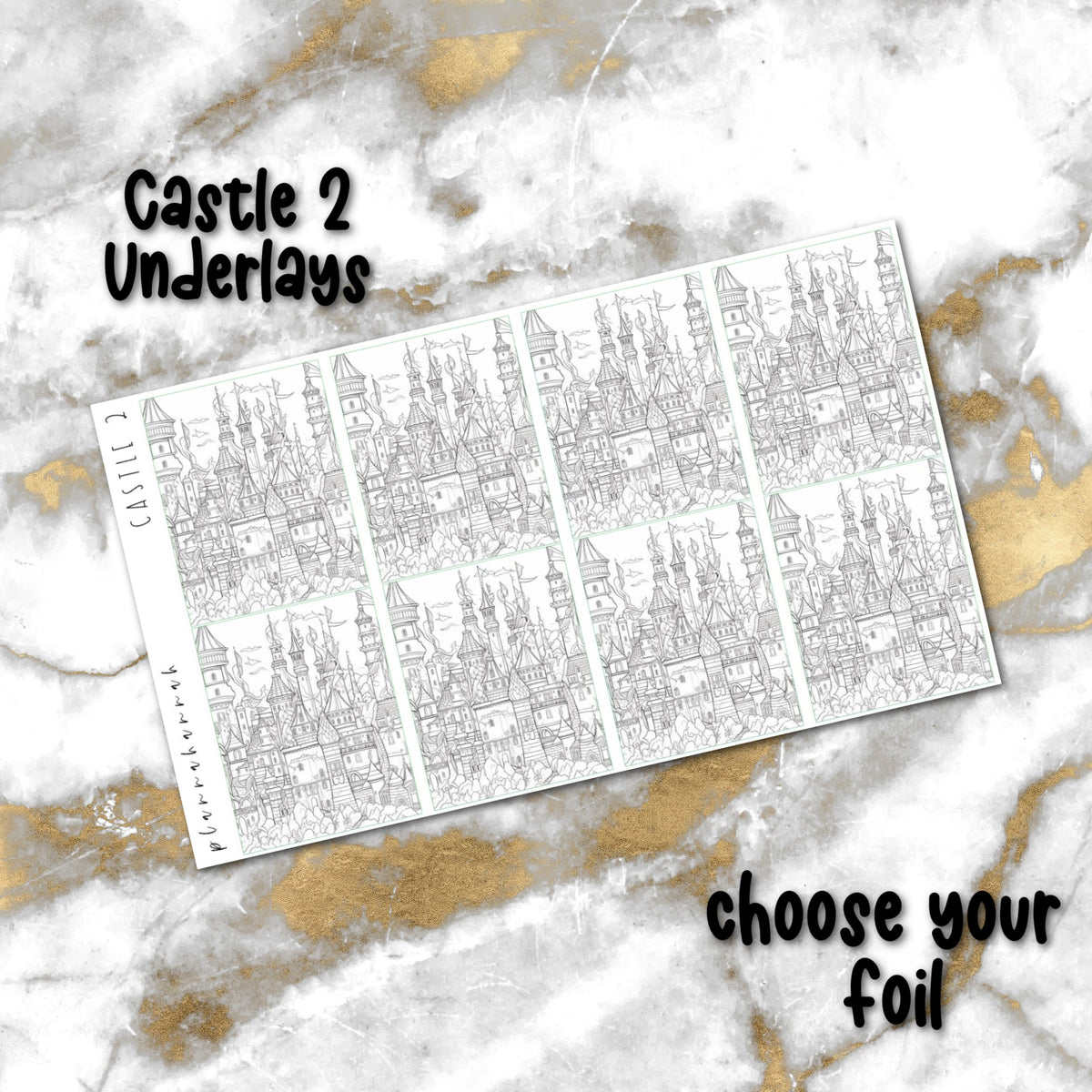 Castle 2 | Foiled Underlay