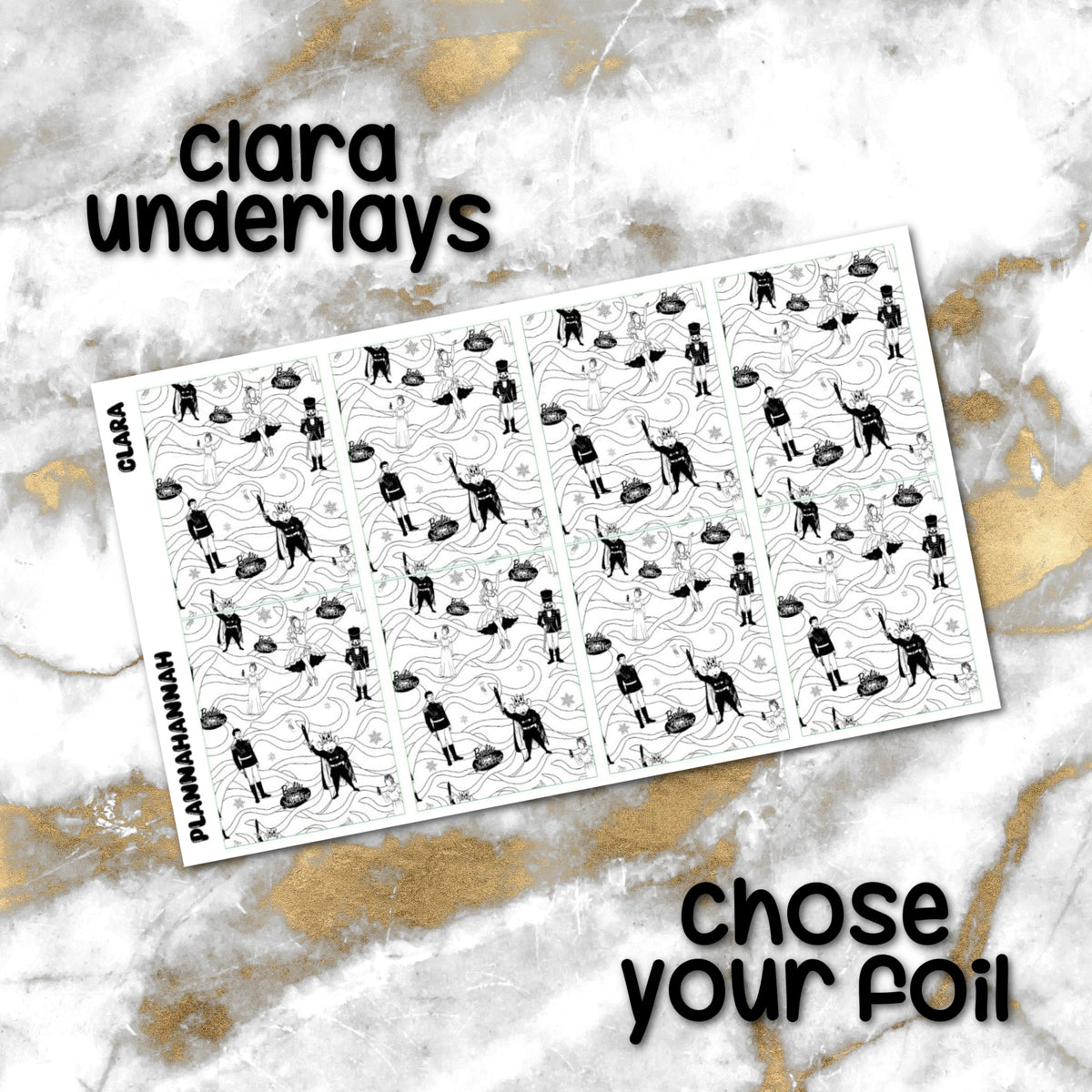 Clara | Foiled Fandom Underlay
