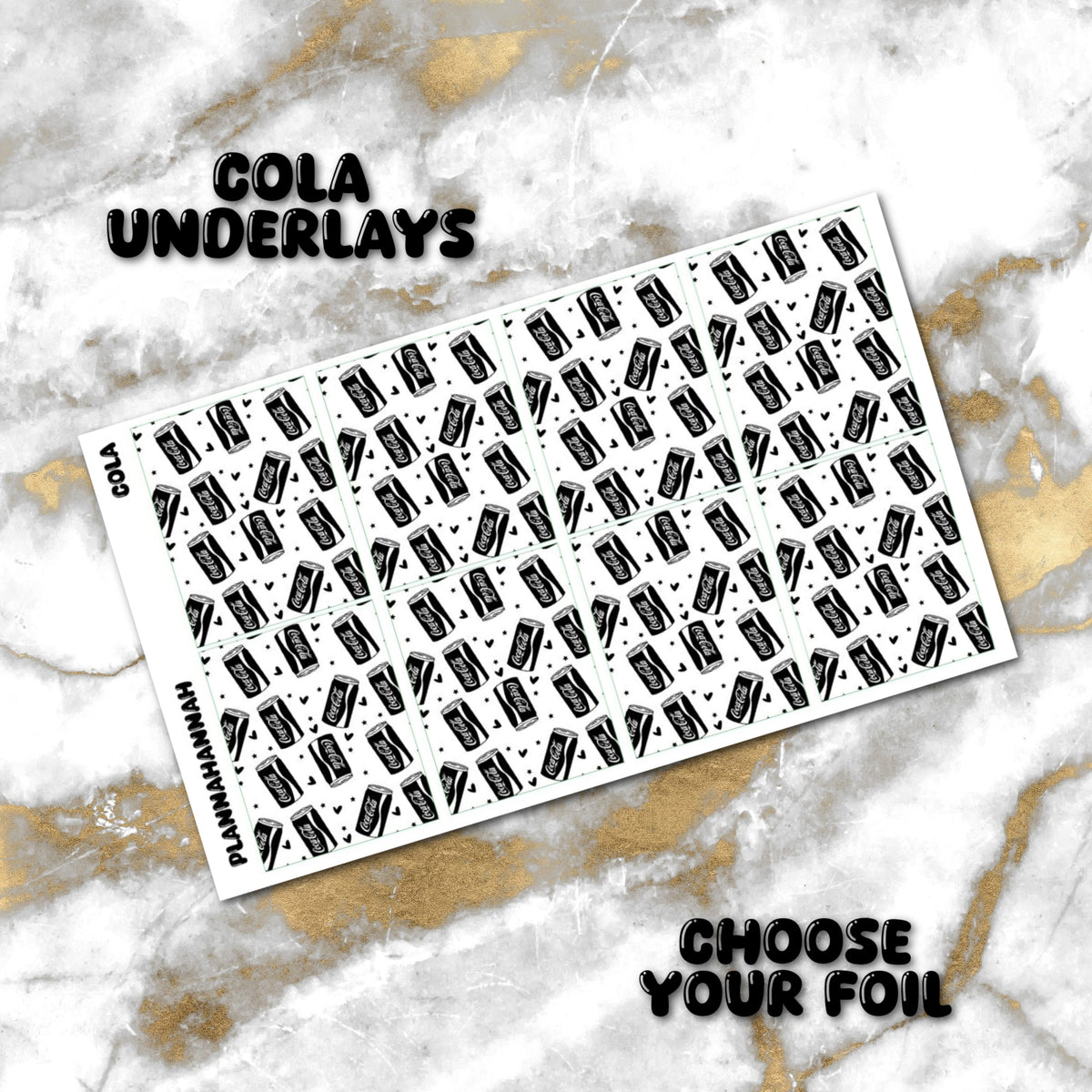 Cola | Foiled Underlay