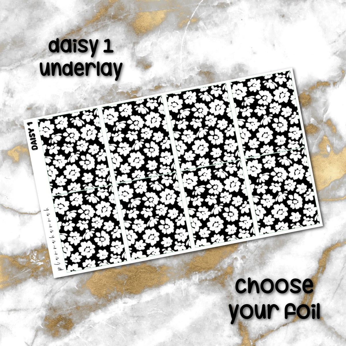 Daisy 1 | Foiled Underlay
