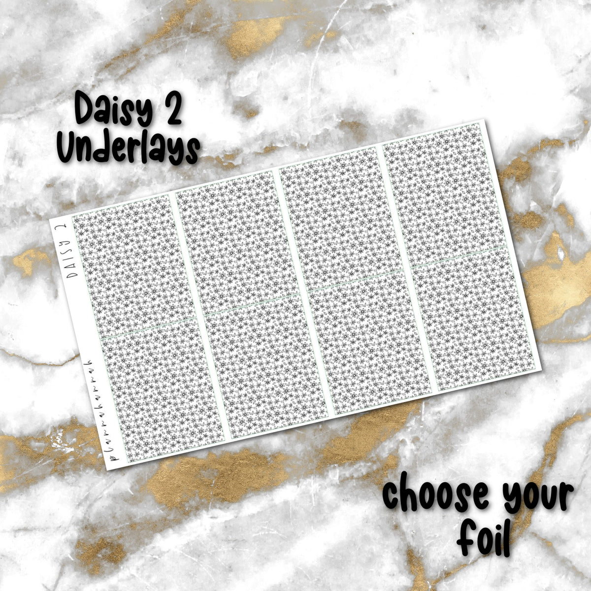 Daisy 2 | Foiled Underlay