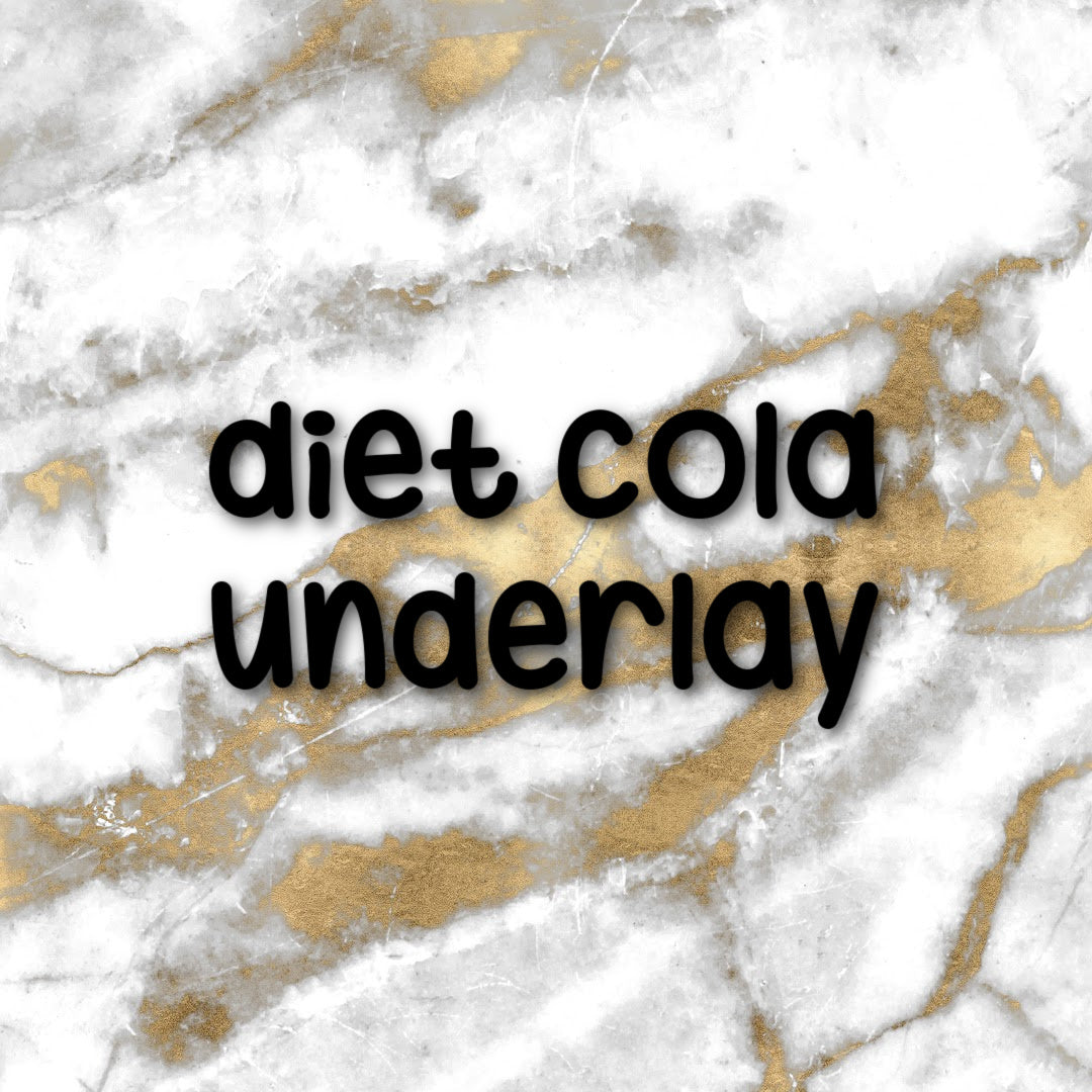 Diet Cola | Foiled Underlay