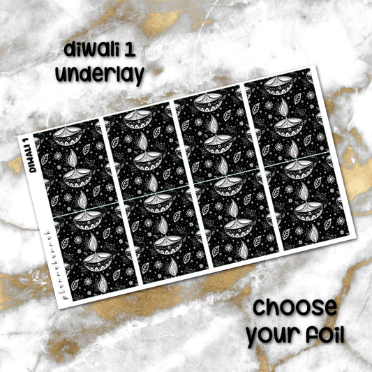 Diwali 1 | Foiled Holiday Underlays