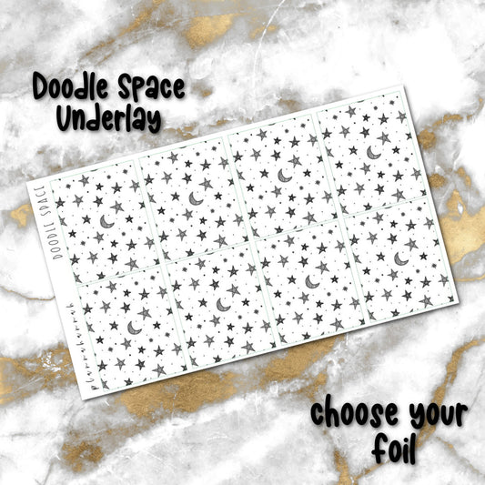 Doodle Space | Foiled Underlay