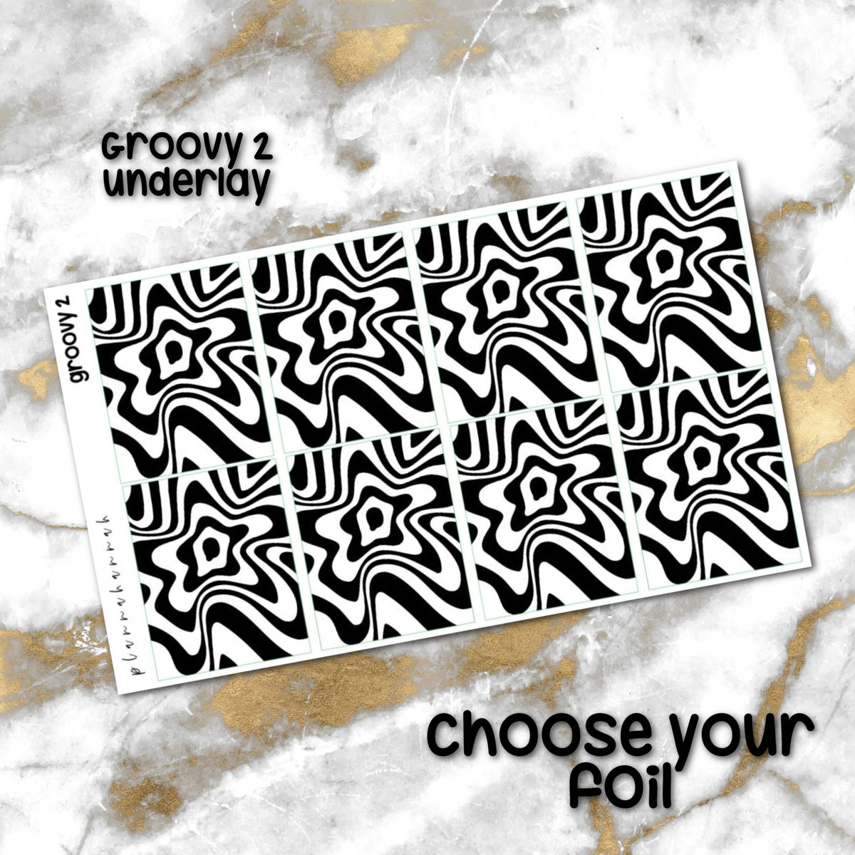 Groovy 2 | Foiled Underlay