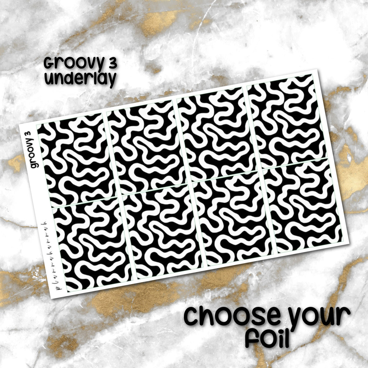 Groovy 3 | Foiled Underlay