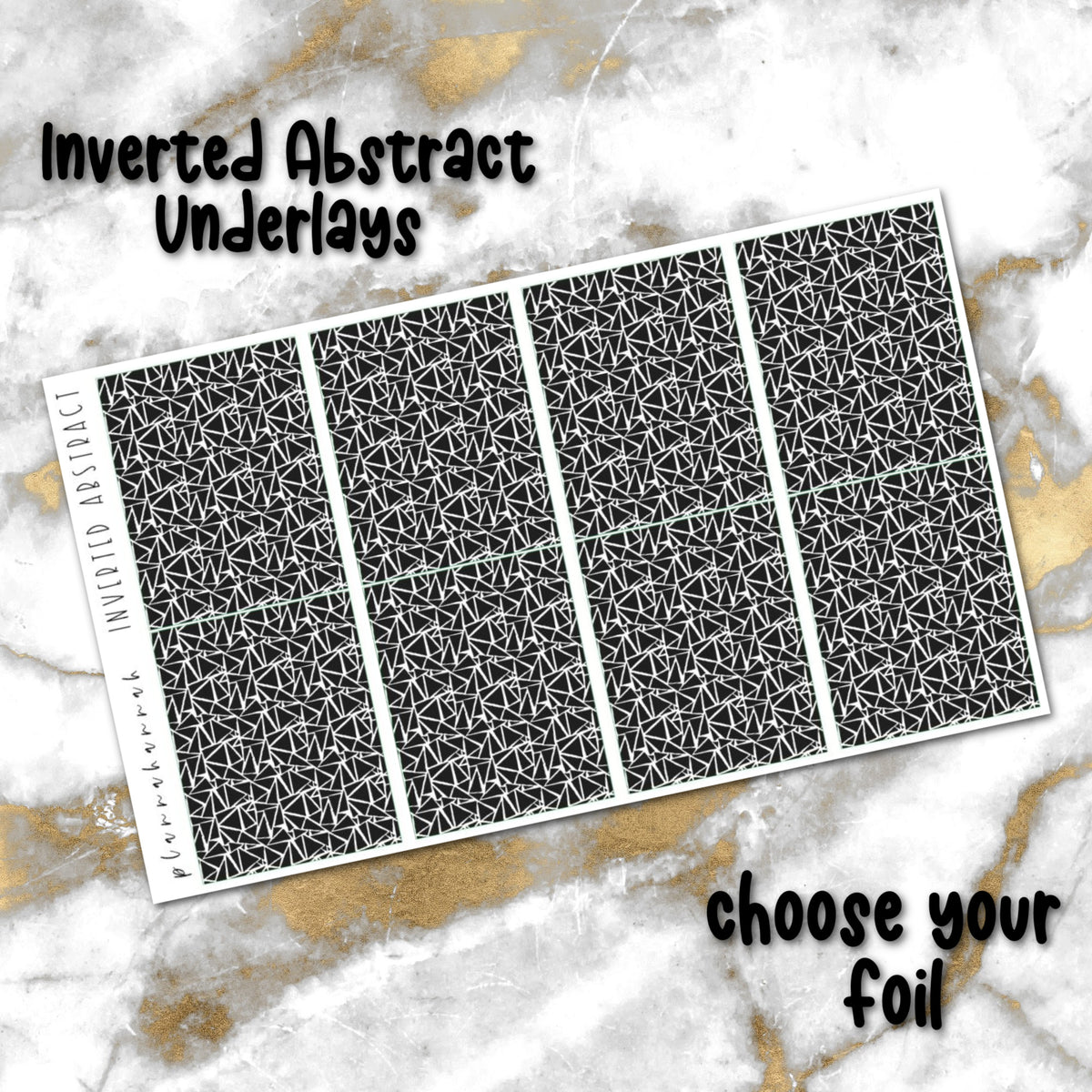 Inverted Abstract | Foiled Underlay