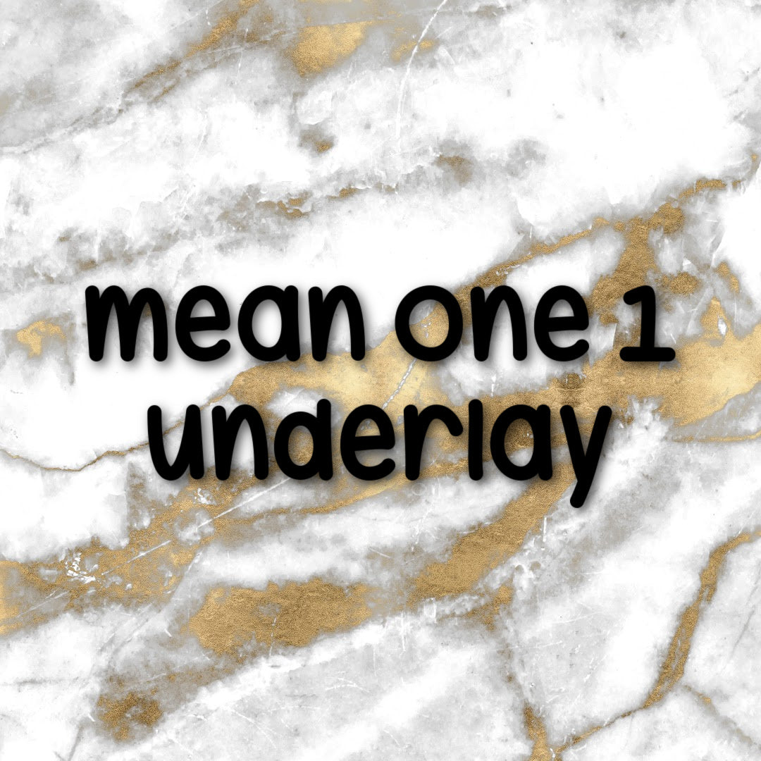 Mean One 1 | Foiled Holiday Underlays