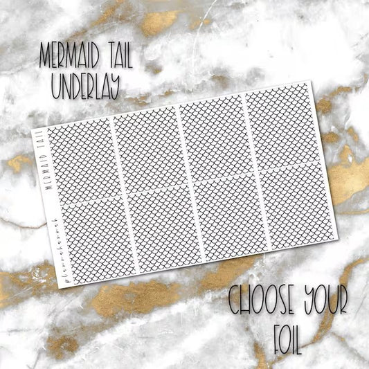 Mermaid Tail | Foiled Underlay