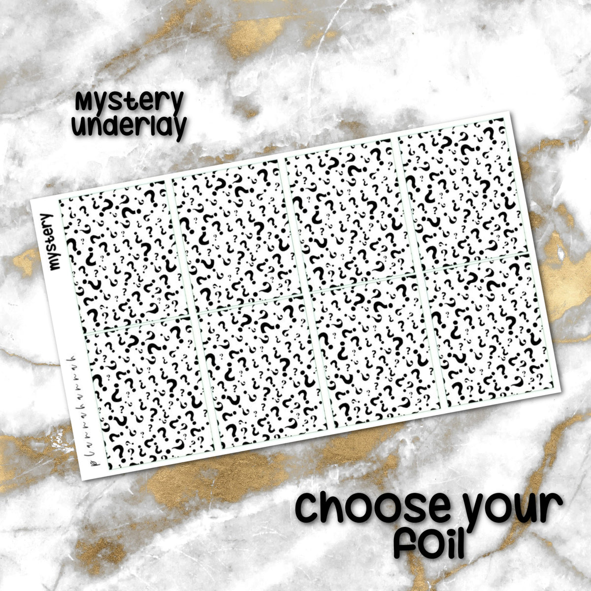 Mystery | Foiled Underlay