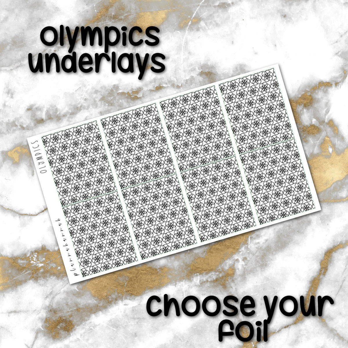 Olympics | Foiled Underlay
