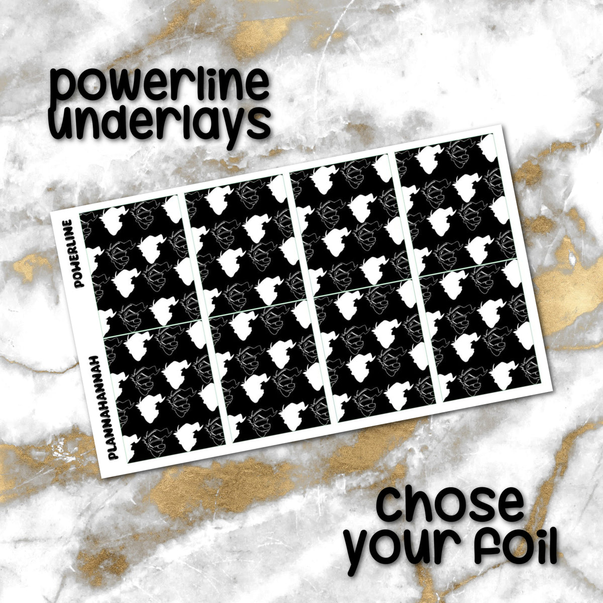 Powerline | Foiled Fandom Underlay