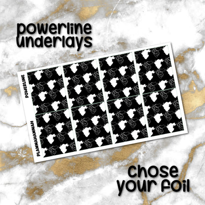 Powerline | Foiled Fandom Underlay