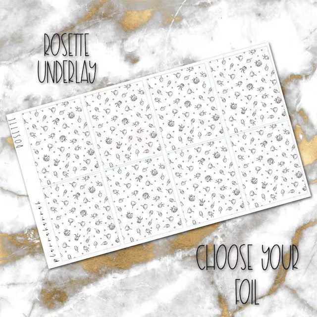 Rosette | Foiled Underlay