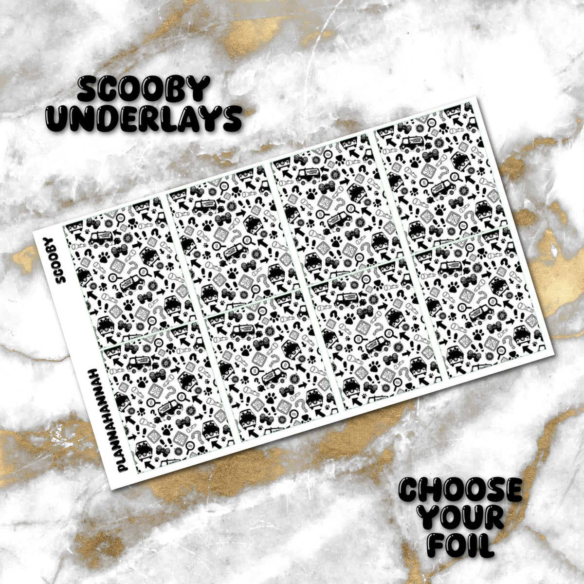 Scooby | Foiled Fandom Underlay