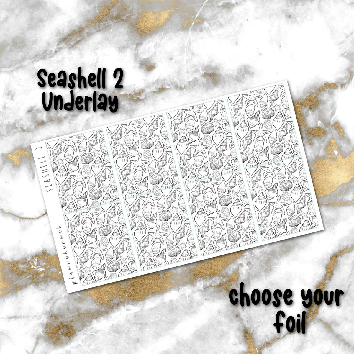 Seashell 2 | Foiled Underlay