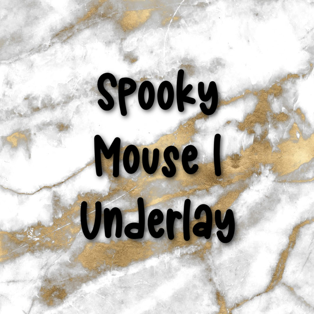 Spooky Mouse 1 | Foiled Halloween Underlays