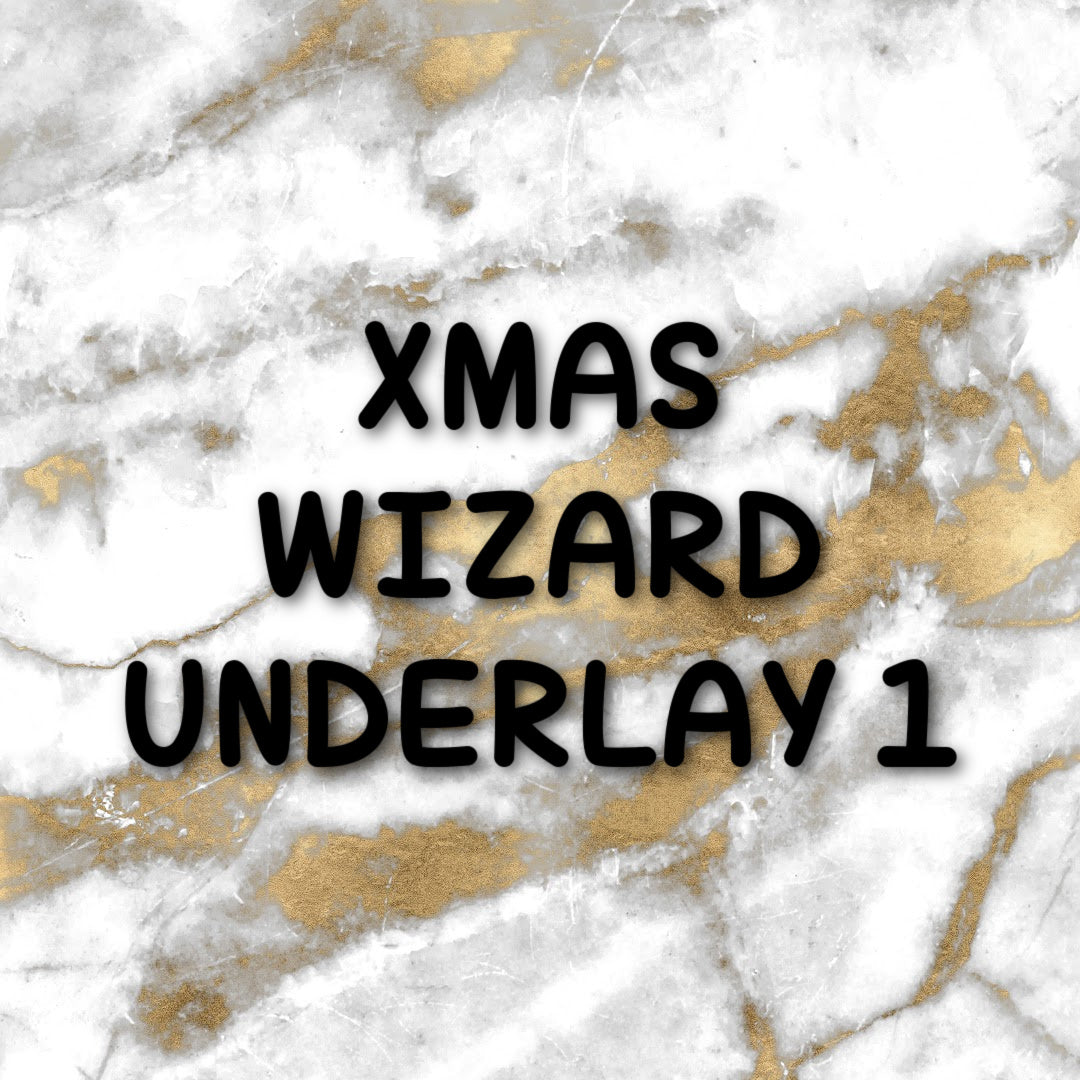 Xmas Wizard 1 | Foiled Holiday Underlay